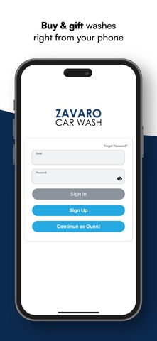 Zavaro Car Wash iPhone screenshot