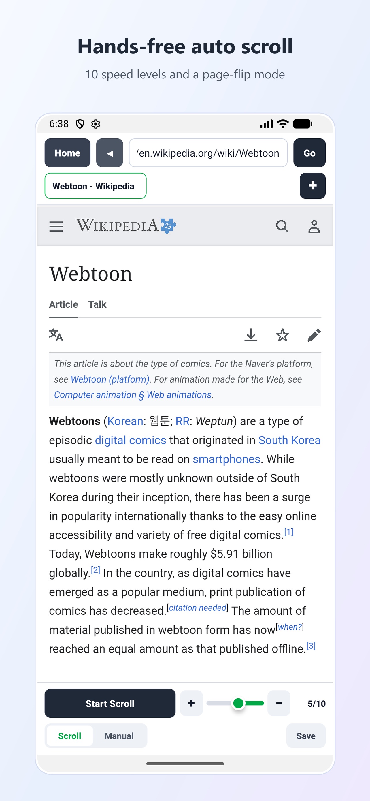 Screenshot 2 of Flov Browser