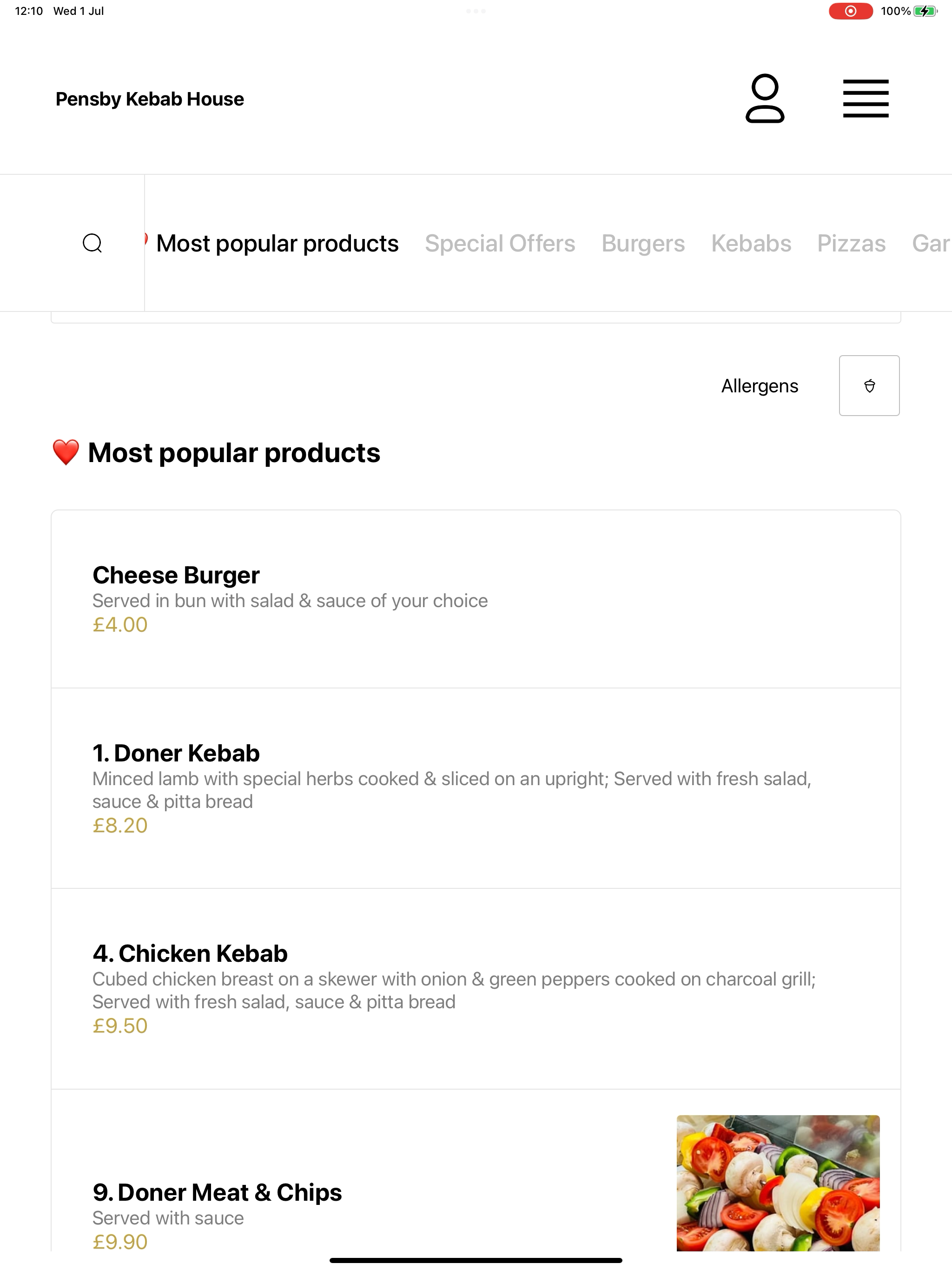 Pensby Kebab House UK screenshot 8