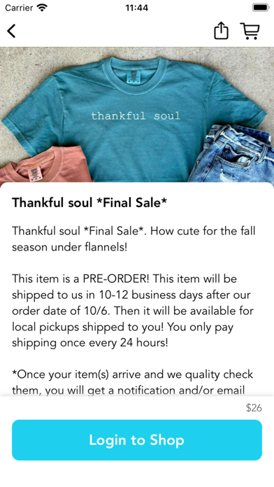 Blue Bell Boutique Screenshot