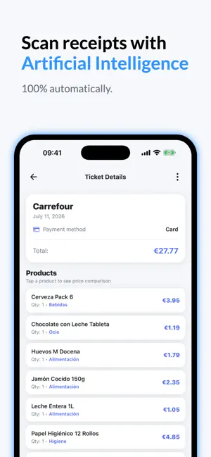 Smart Tickets: Receipt Scanner screenshot 2