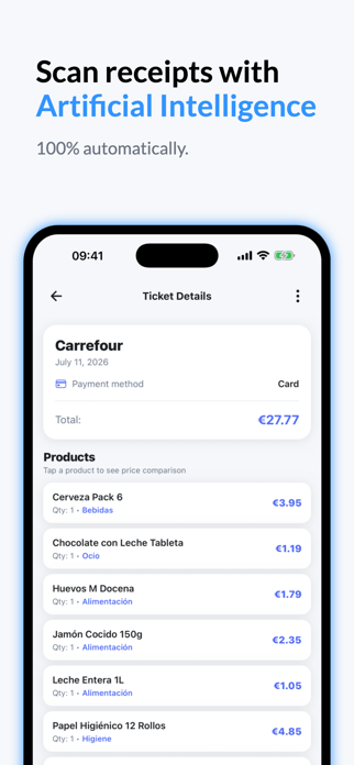 Smart Tickets: Receipt Scanner Screenshot 2 of 6