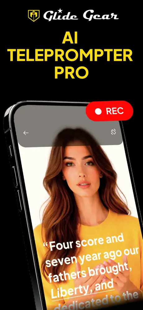 Teleprompter AI Pro 视频提词器应用截图