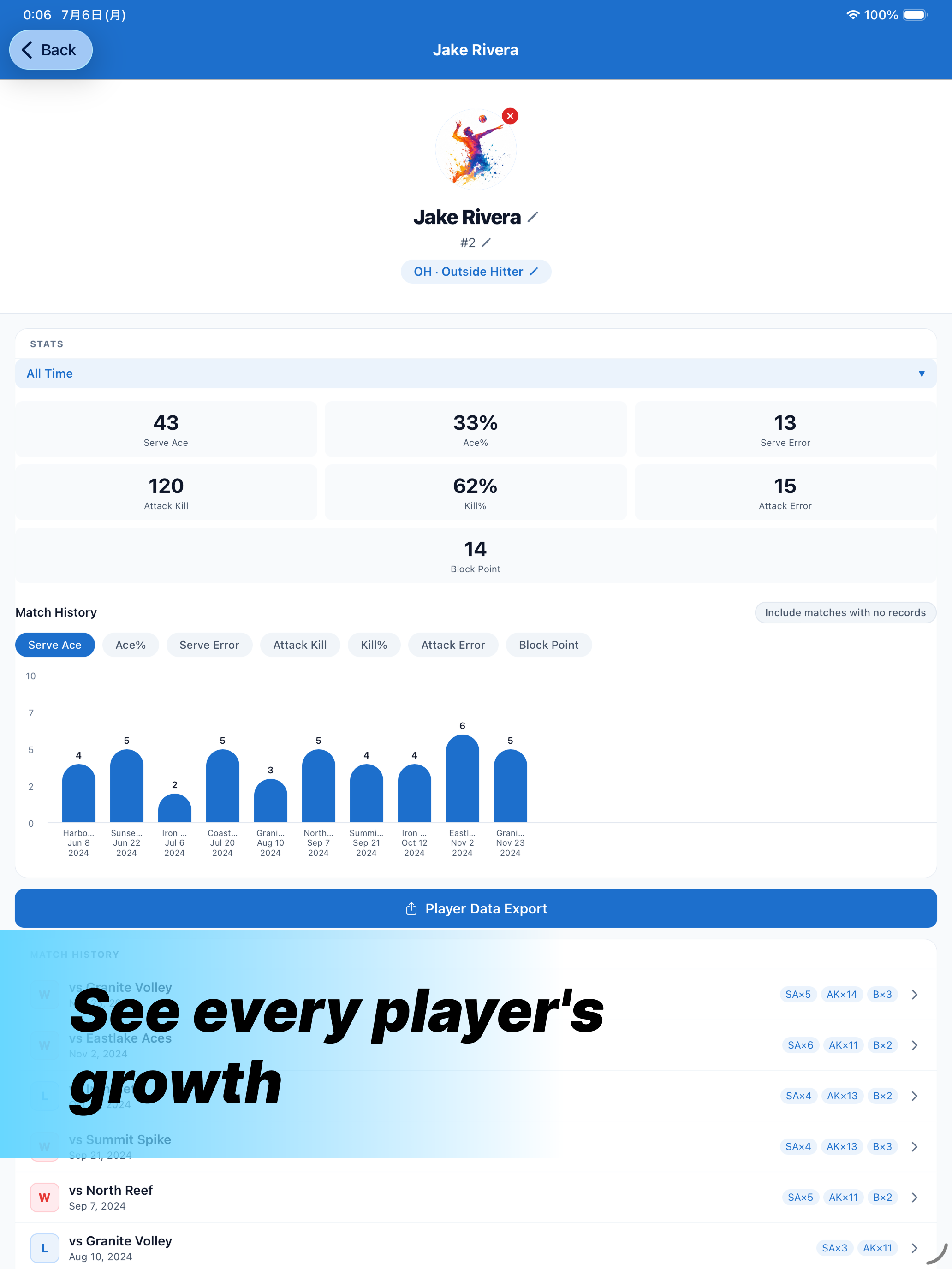 Vollog - Volleyball Stats screenshot 10