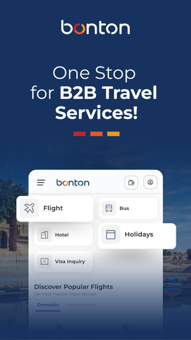 Screenshot #1 pour Bonton Holidays:B2B Travel App