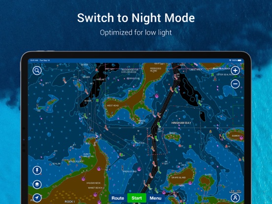 Navionics® Boating iPad app afbeelding 3