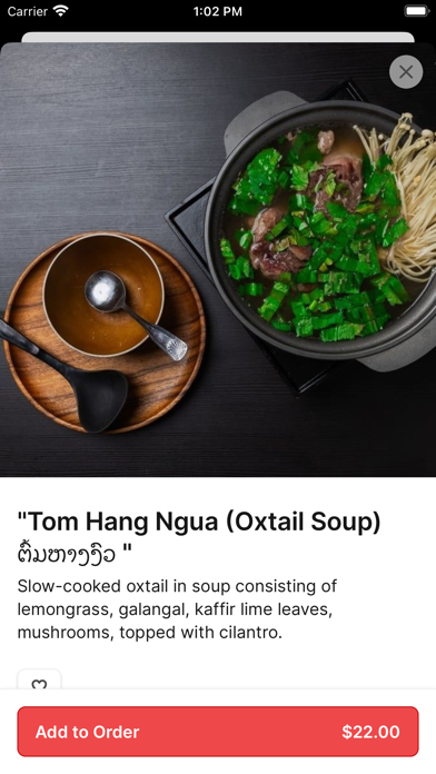 Nok's Kitchen iPhone screenshot 4 - Food & Drink app