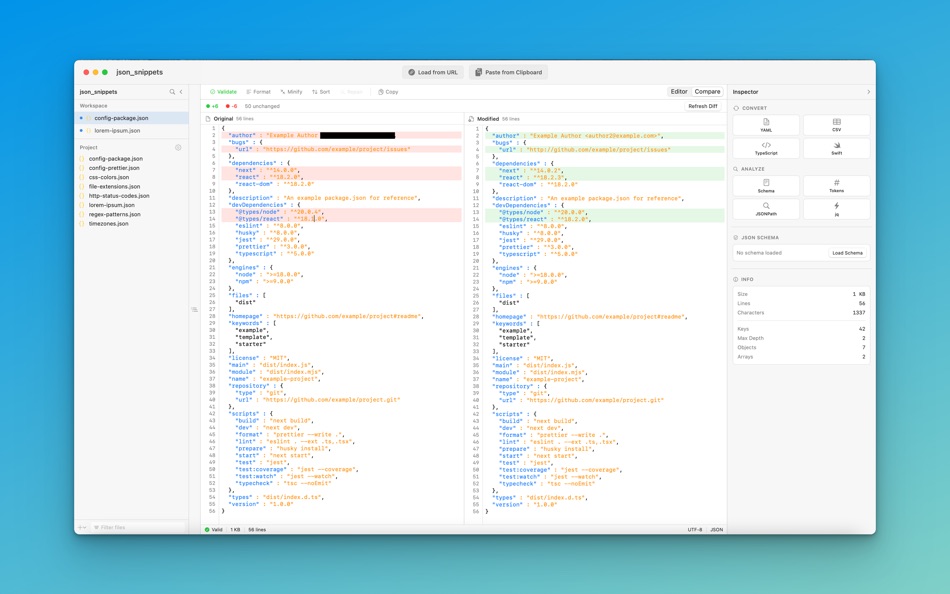 #3. JSONLint Pro (macOS) Von: Todd Garland