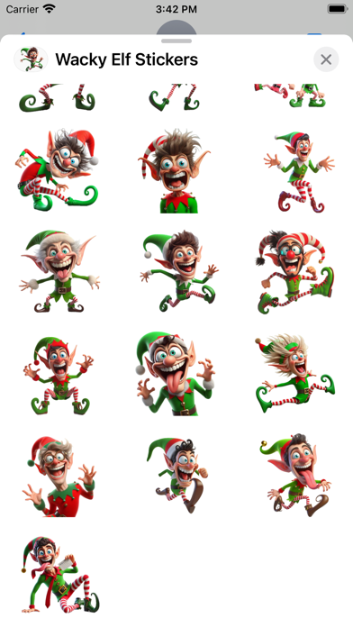 Screenshot #3 pour Wacky Elf Stickers