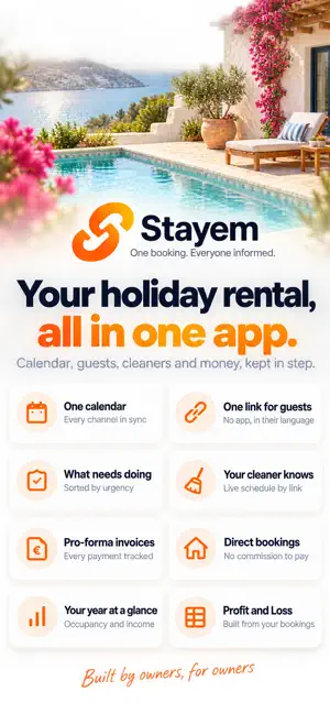 Stayem: Holiday Rental Manager screenshot 1