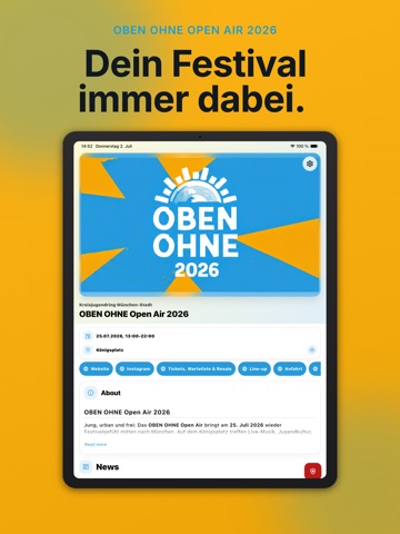OBEN OHNE OPEN AIR iPad screenshot 1