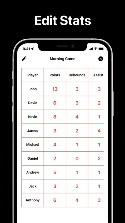 StatSheet - Track Game Stats
