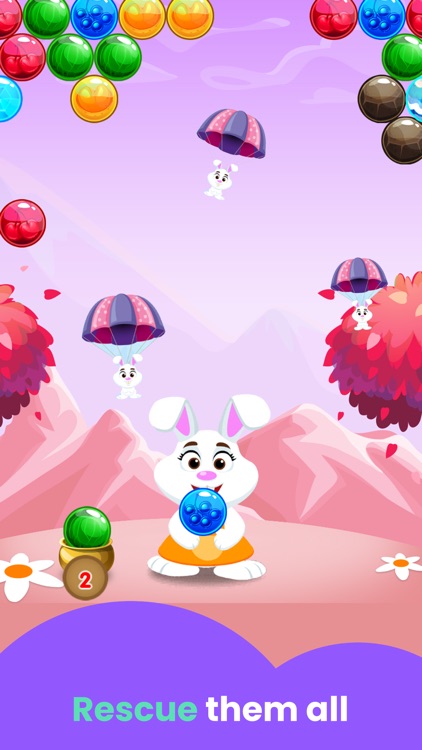 Bubble Shooter Bunny Games screenshot-4