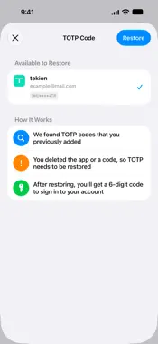 TOTP Authenticator screenshot 3
