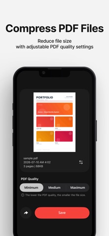 PDF Slim - PDF Compressor Screenshot 1 of 3