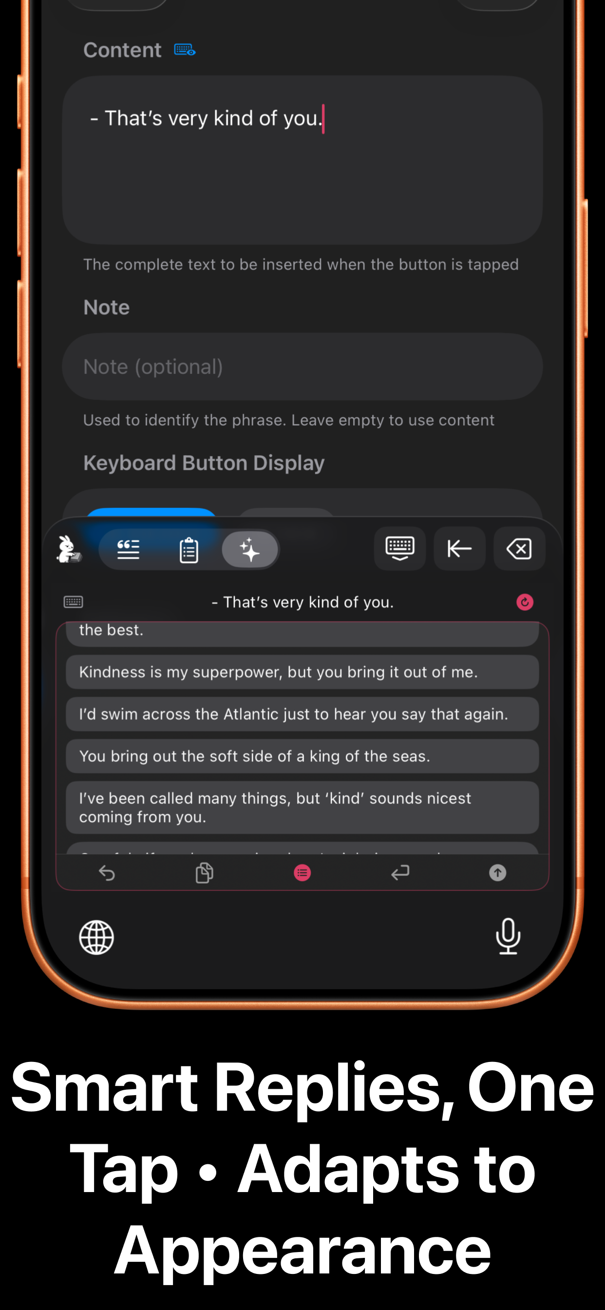 Typeless Keyboard: Templates screenshot 6