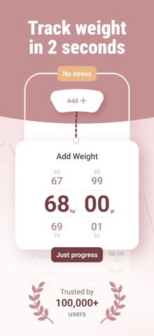 Just Weight: Weight Tracker Screenshot 1 of 6