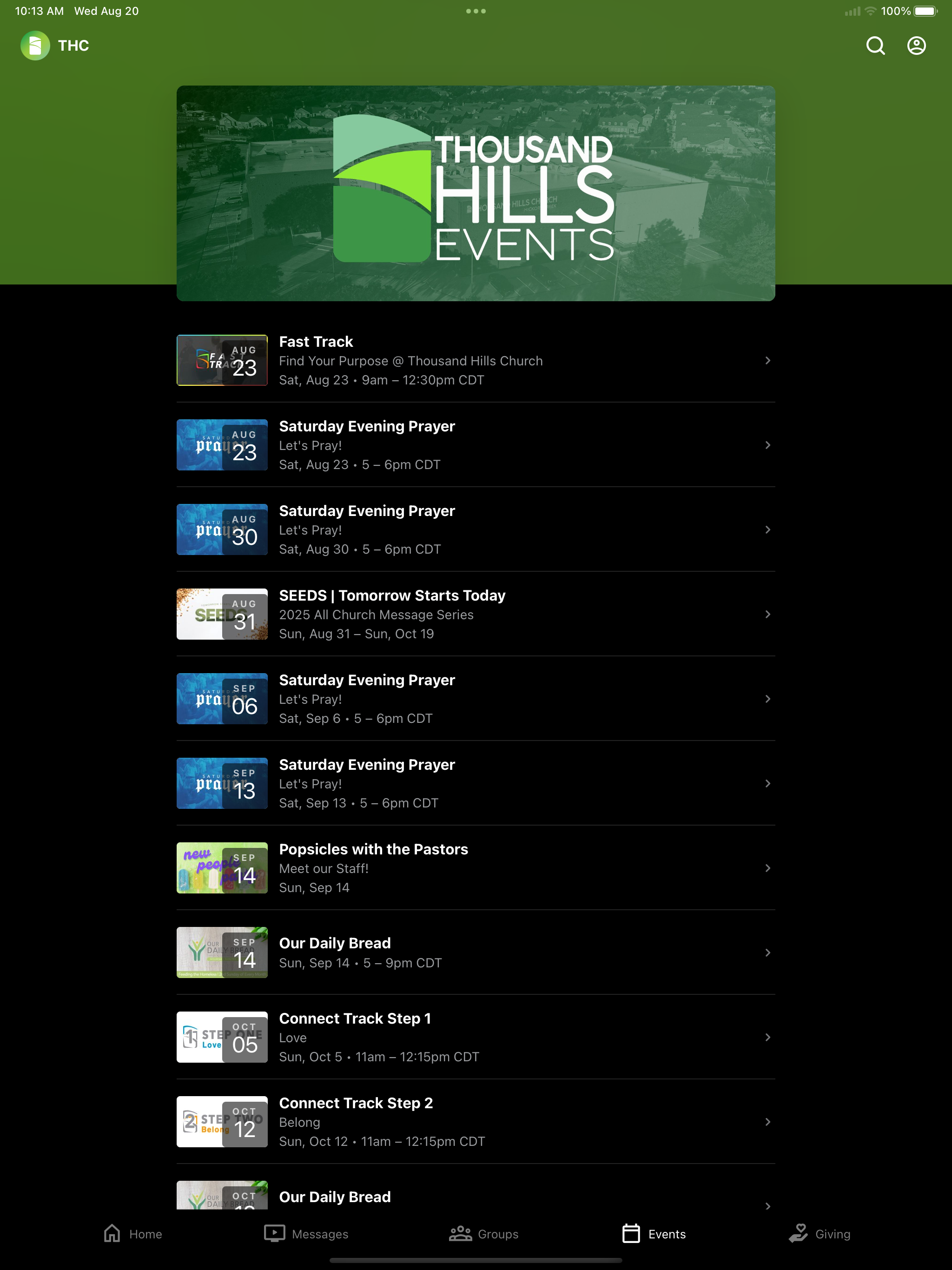 Thousand Hills Church screenshot 8