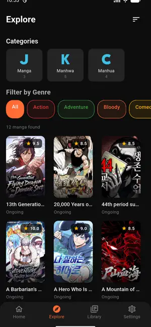 Manga Lek iPhone screenshot 2