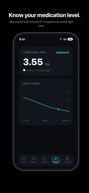 WeLose: GLP-1 Weight Tracker screenshot 2