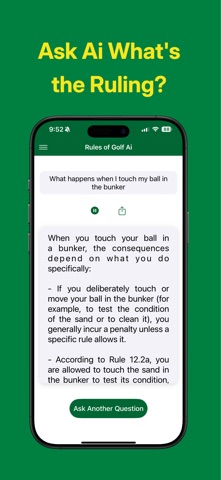 Rules of Golf Ai iPhone screenshot