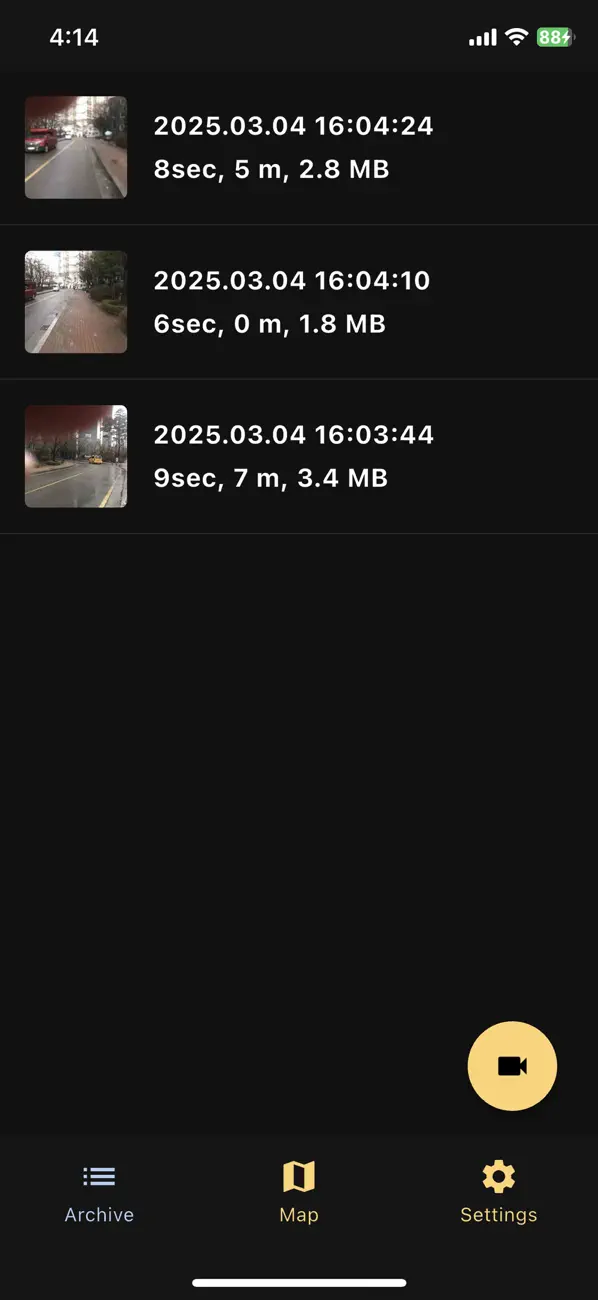 Screenshot #2 pour Front Dash Cam