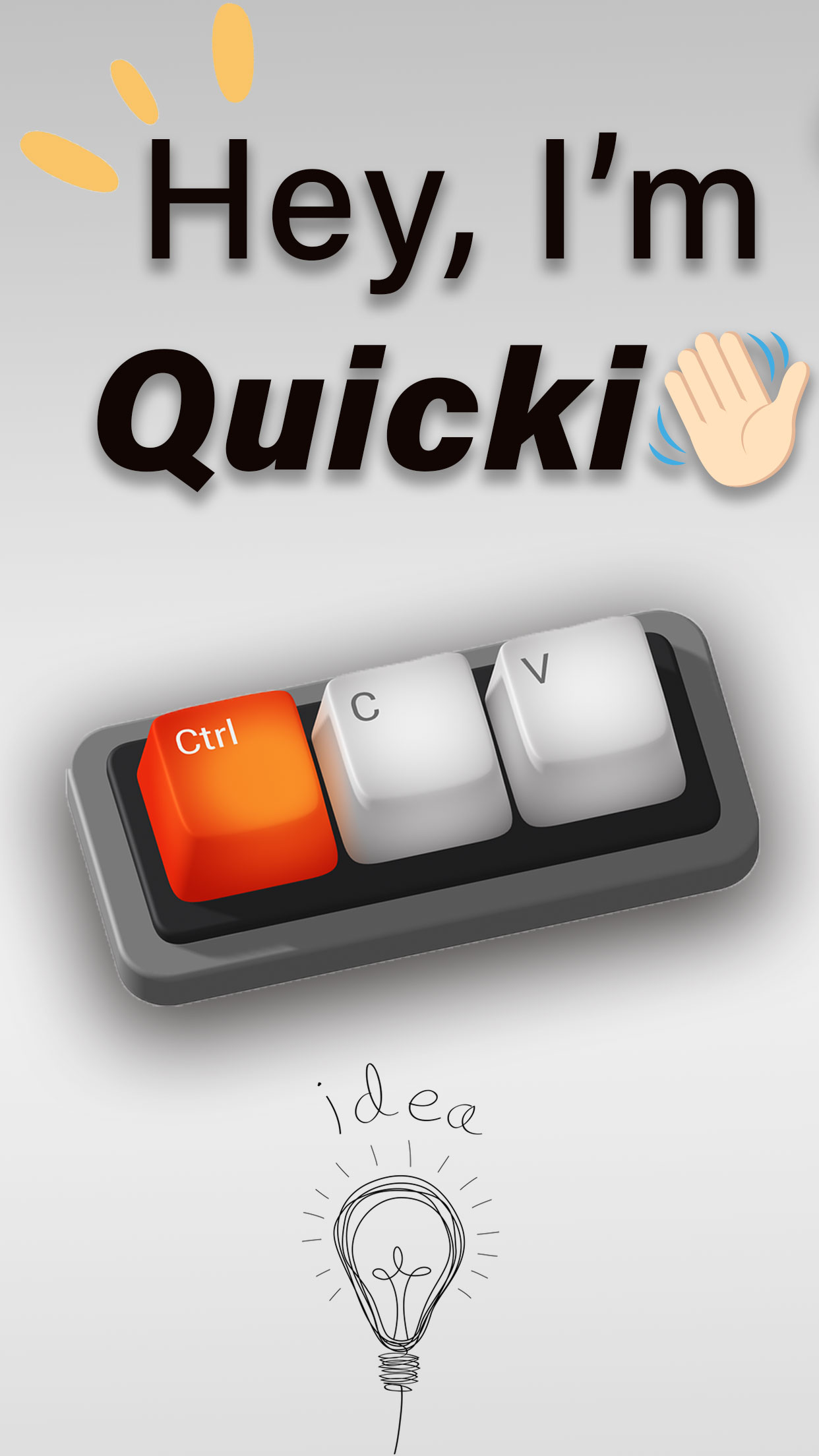 Quicki Fast Clipboard Keyboard