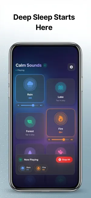 Calm Sounds: Sleep & Relax screenshot 1
