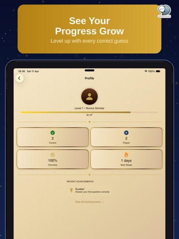 ChronoGuess: History Quiz iPad screenshot
