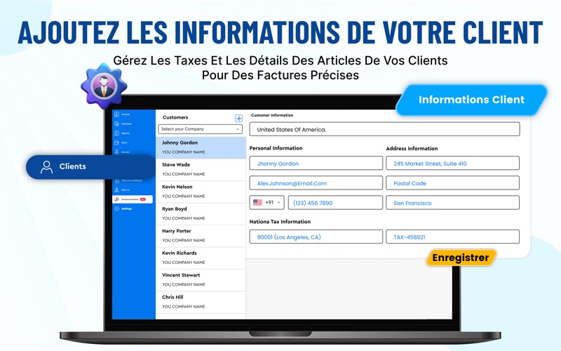Screenshot #3 pour Facteur -créer des estimations