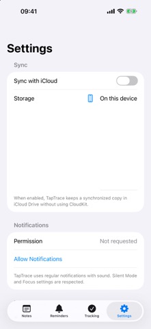 TapTrace: Notes & Reminders App Store preview screenshot 4