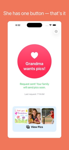 Grandma Wants Pics iPhone screenshot