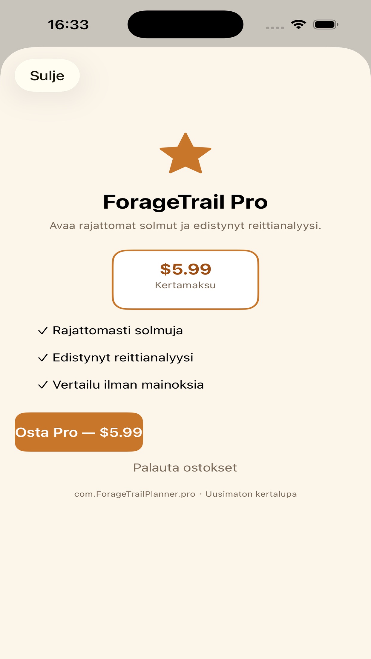 Screenshot 4 of ForageTrailPlanner