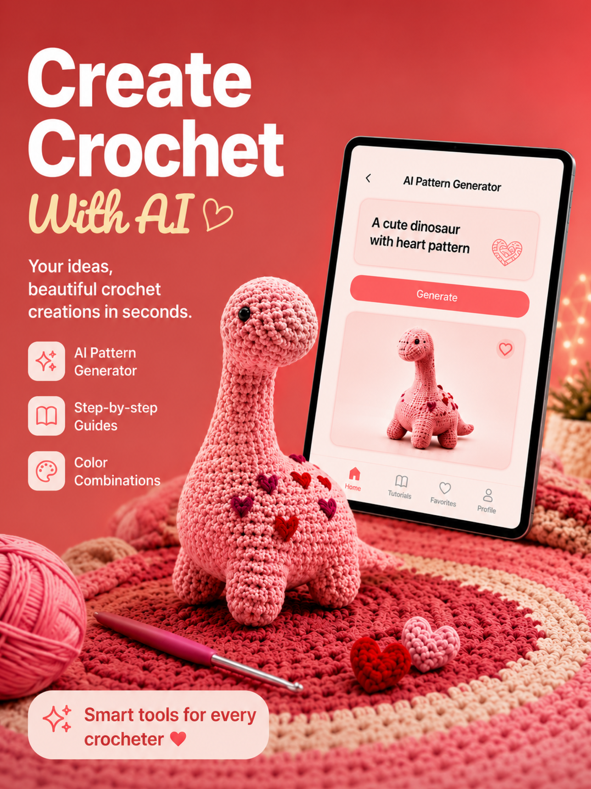 Crochet Patterns & Row Counter