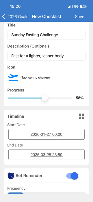 LifeList One Screenshot 2 of 6