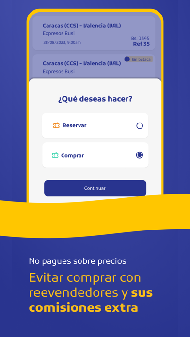 Busi Boletos iPhone screenshot 3 - Travel app
