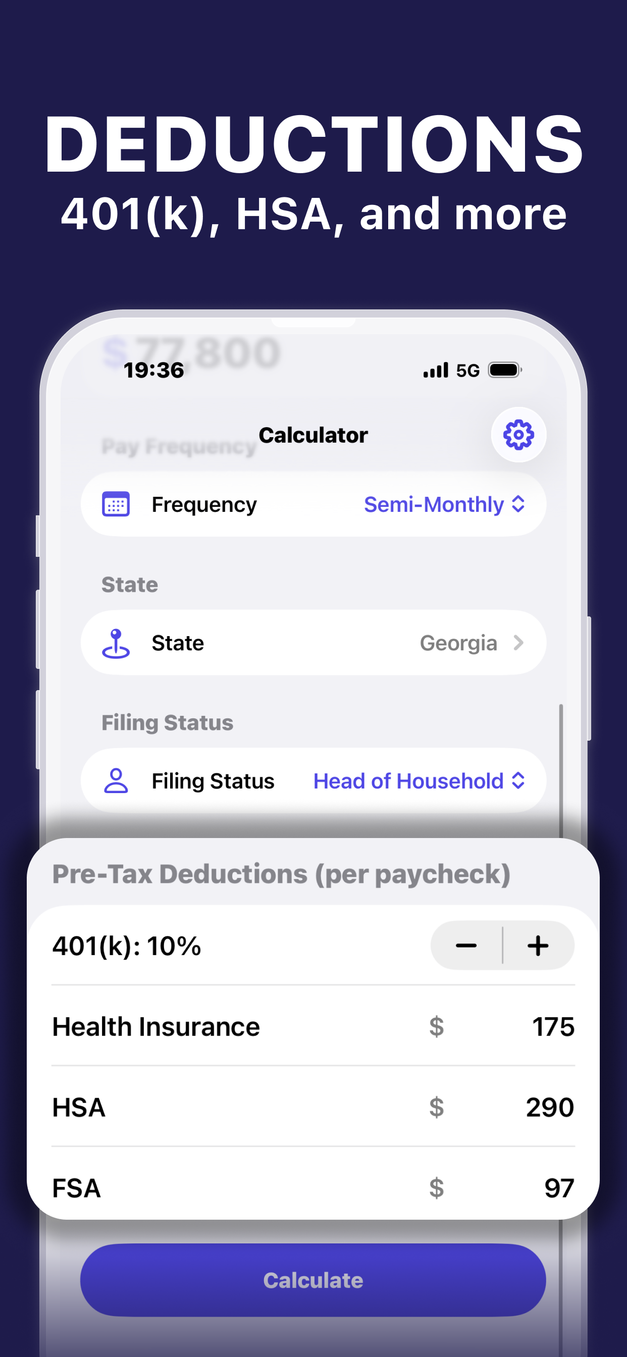 Paycheck Calculator - NetPay screenshot 5