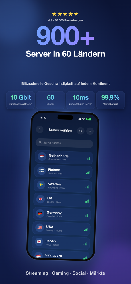 VPN Nomad: Schneller Proxy screenshot 3