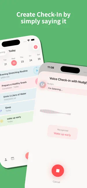 Nudgly - AI Habit Tracker screenshot 1