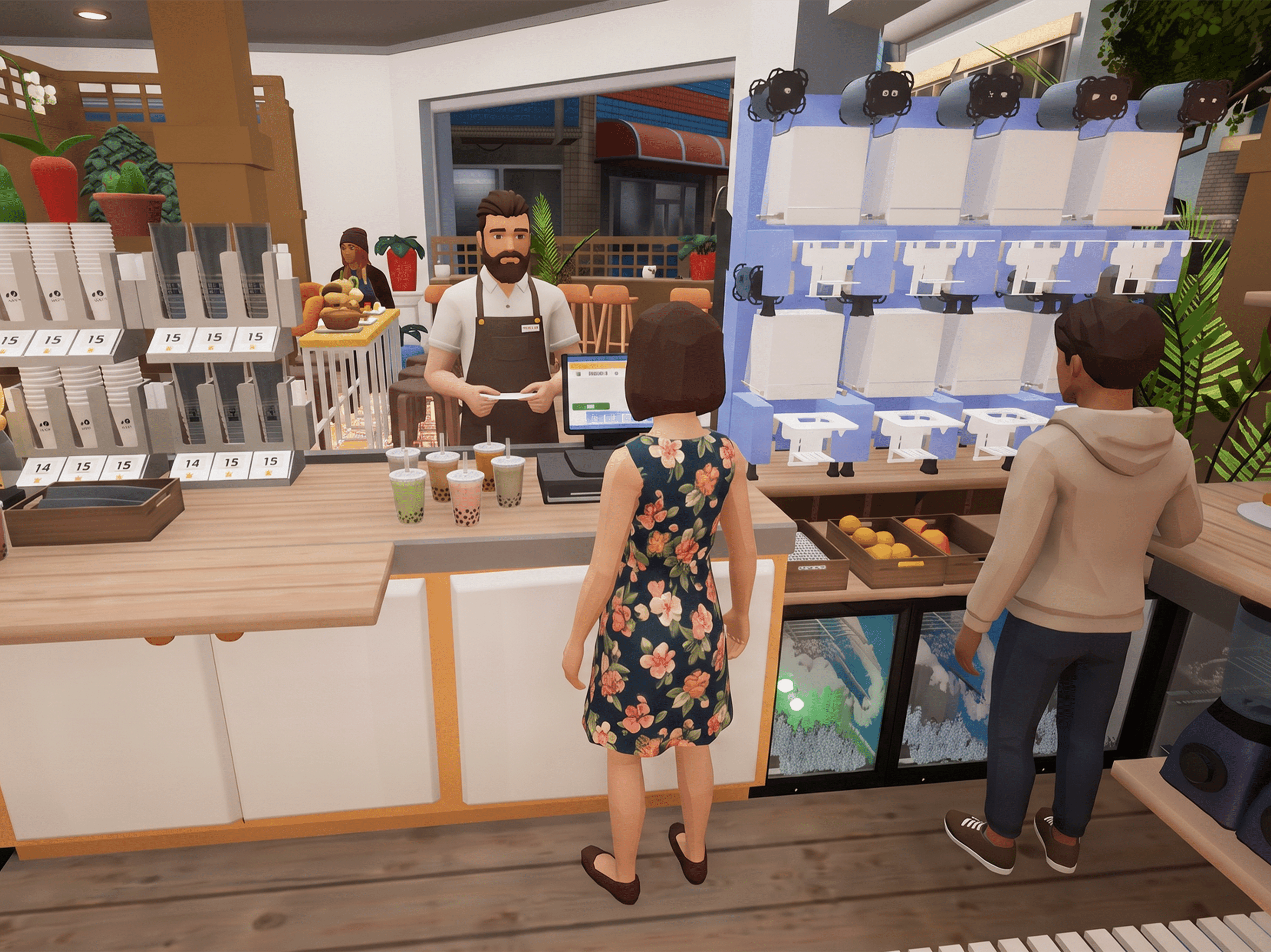 奶茶屋之旅 - 开间小店，订单分类排序游戏 screenshot 11