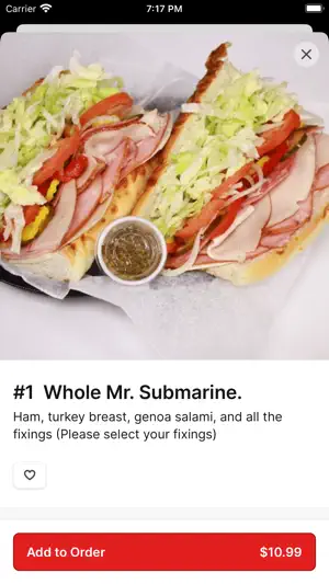 Mr Submarine And Salad screenshot 2