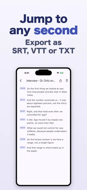 Voice Recorder Live Transcript screenshot 4