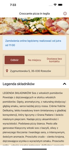 Croccante pizza in teglia screenshot