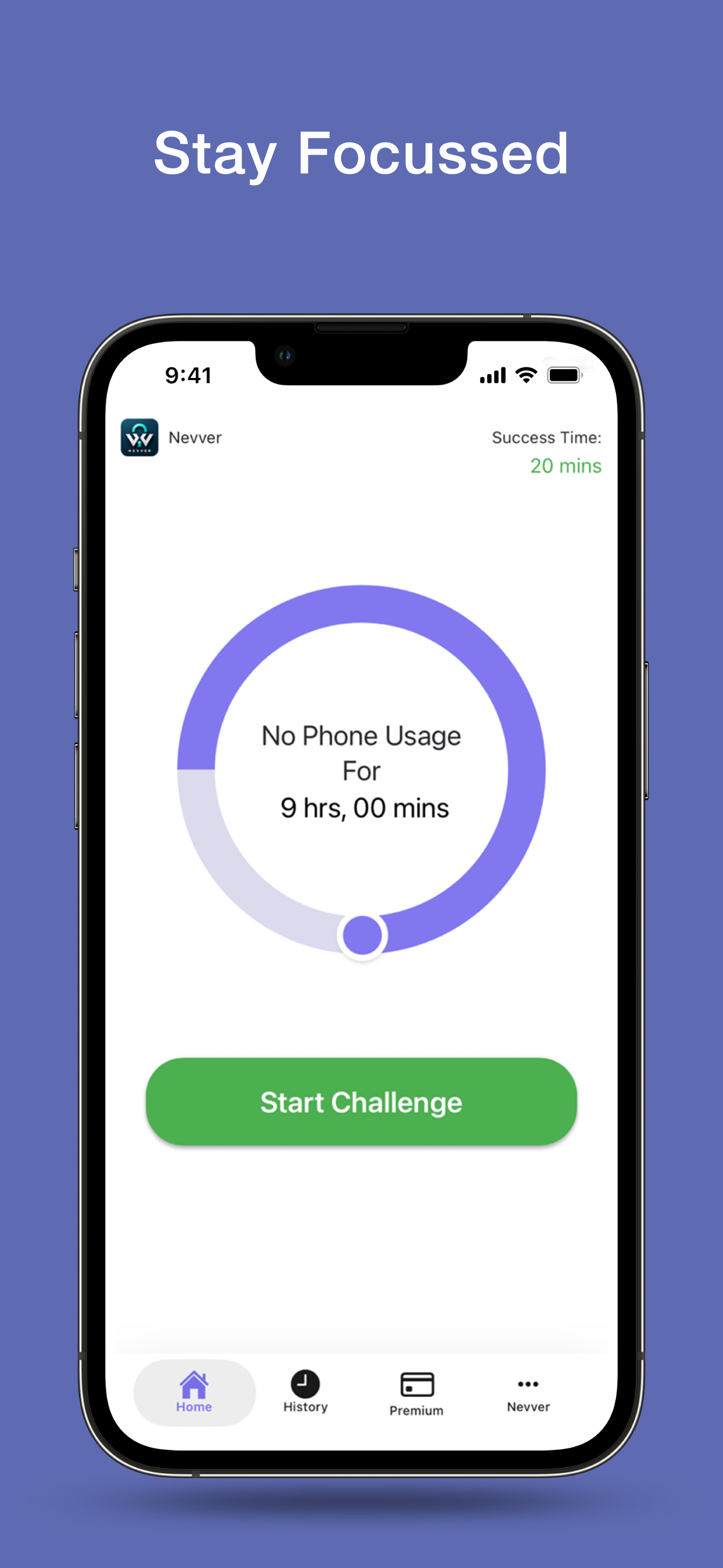 Nevver – Phone Lock & Focus