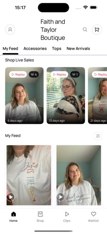 Faith and Taylor Boutique screenshot