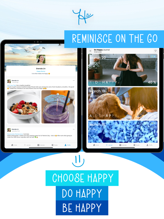Do Happy: Daily Happier Habits iPad screenshot 8 - Health & Fitness app