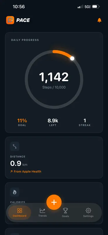 Pace - Step Tracker screenshot 4 of 7