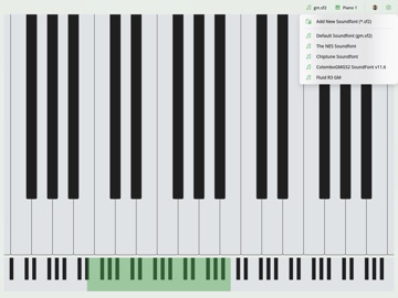 MIDI Piano iPad screenshot