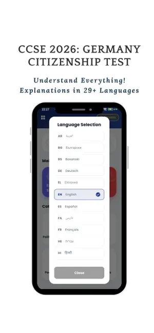 LID Einburgerungstest screenshot 1