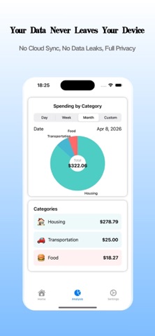ClearCostPro: Expense Tracker Screenshot 4 of 4